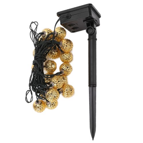 Hjlian Guirlande Lumineuse Solaire A Led, 8 Modes D'eclairage, Couleur Reglable, Intelligente, Etanche, Pour Cour Exterieure