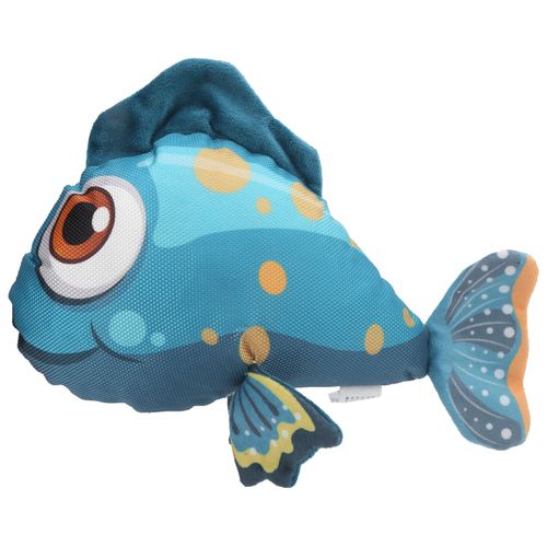 Hjlian Jouet Poisson Rouge Bleu Mobile, Parfait Pour Mordre, Macher Et Donner Des Coups De Pied Pour Les Chats D'interieur