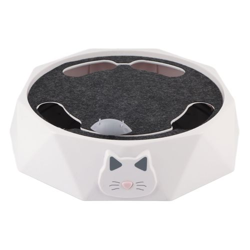 Hjlian Jouets Interactifs Pour Chats, Jouet Pour Chaton Avec Souris De Course Et Griffoir Pour Exercice D'entrainement A La Chasse Au Chat