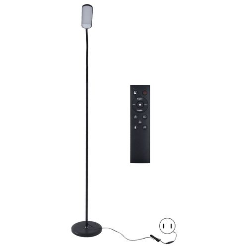 Hjlian Lampadaire Led Reglable Et Moderne, Ideal Pour La Lecture, Le Salon, La Chambre A Coucher Ou Le Bureau, Prise Us 110-240 V