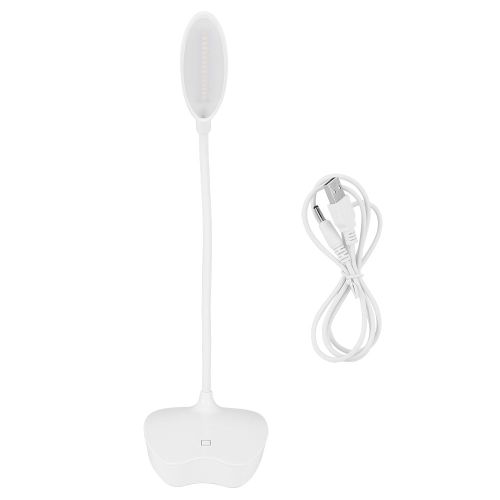 Hjlian Lampe De Bureau Led Avec Col De Cygne Flexible, 3 Modes D'eclairage, Port De Charge Usb, Interrupteur Tactile