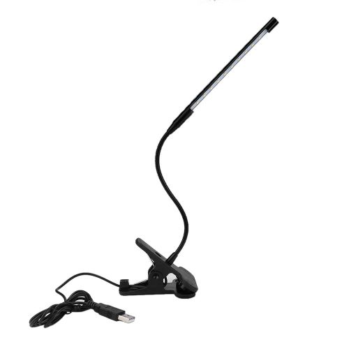 Hjlian Lampe De Chevet Usb 10 Led A Intensite Variable, Flexible Et A 360 Degres (Noire)