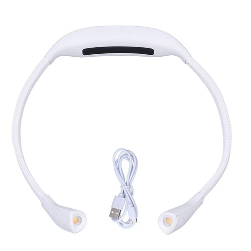 Hjlian Lampe De Lecture Portable A Led Rechargeable Par Usb, Ideale Pour La Lecture Et La Reparation, Blanche