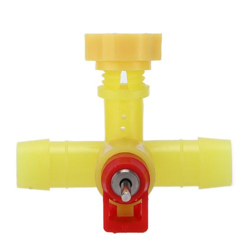 Hjlian Lot De 10 Gobelets A Boire Pour Poulets, Abreuvoir Automatique A Tetine Pour Volaille, Gobelet Suspendu, Accessoires De Ferme (Abreuvoir A Billes En Acier A Trois Voies)