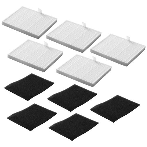 HJLIAN Lot de 5 filtres pour aspirateur robot iLife A7 V80 V8s pour la maison