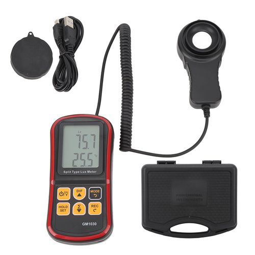 HJLIAN Luxmetre portatif, luxmetre numerique, luminometre haute precision, photometre avec application Bluetooth, logiciel informatique, stockage de donnees