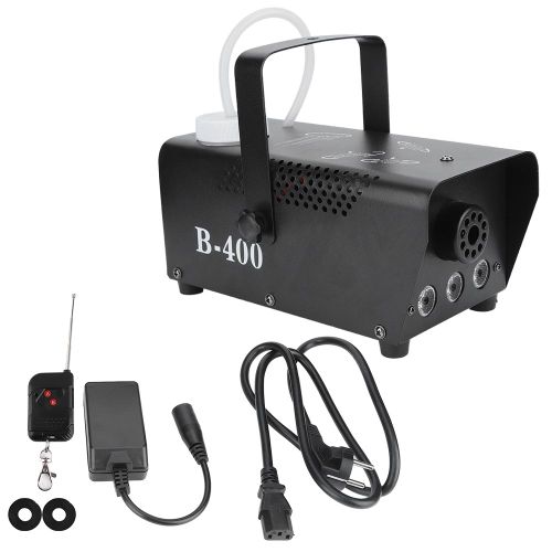 HJLIAN Mini machine a fumee a LED 400 W avec telecommande pour scene, accessoire de decoration pour bar de mariage, 220 V (UE)