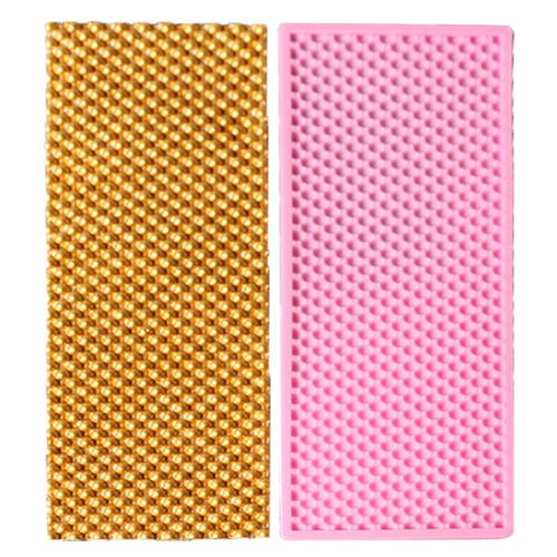 Hjlian Moule A Gateau En Silicone A Texture Granuleuse, Outil De Fabrication De Chocolat