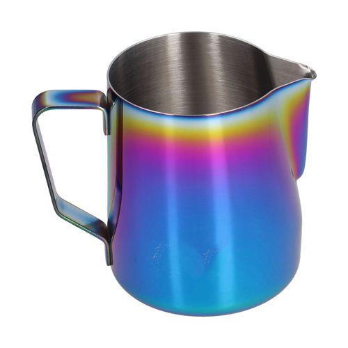 Hjlian Pichet A Lait Epais En Acier Inoxydable A Bec Pointu De 600 Ml, Pour La Maison, Colore