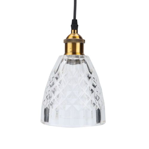 Hjlian Plafonnier Led En Verre De Style Moderne, 100-240 V, E27, Ideal Pour Un Cafe, Un Bar Ou Un Couloir