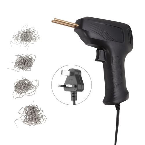 Hjlian Poste A Souder Electrique Portable Et Polyvalent Pour Plastique, Avec 4 Types D'agrafeuses A Chaud Pour La Reparation Des Fissures De Pare-Chocs, Prise Britannique Noire 220 V