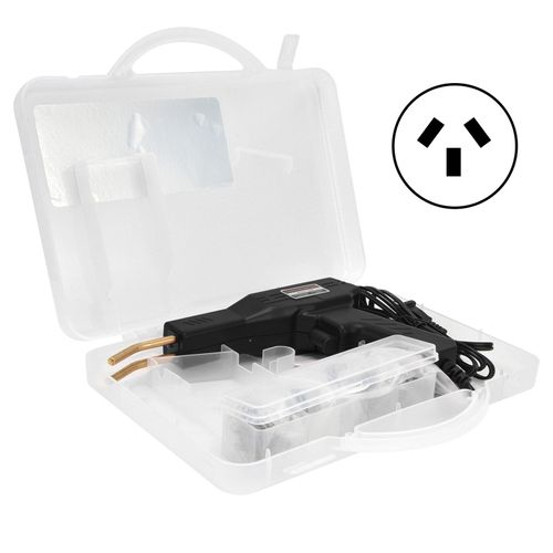 Hjlian Poste A Souder Plastique Portable, Machine Multifonctionnelle Pour Reparation De Pare-Chocs De Voiture En Pvc, Prise Britannique Noire 220 V