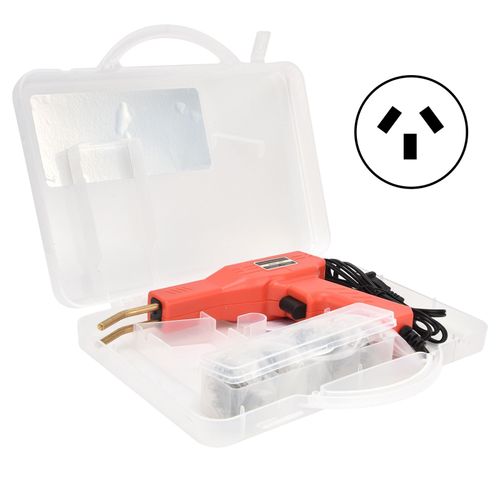 Hjlian Poste A Souder Plastique Portatif, Machine Multifonctionnelle Pour Reparation De Pare-Chocs De Voiture En Pvc, Prise Britannique Rouge 220 V