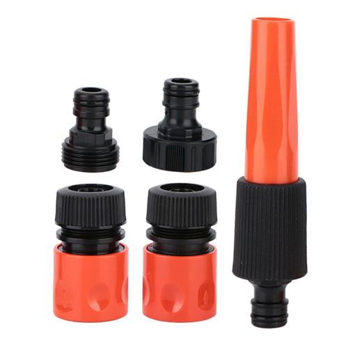 Hjlian Raccord De Robinet Pour Tuyau D'arrosage, Accessoire De Raccord Pour Pulverisateur D'eau, Buse D'eau A Poignee Souple