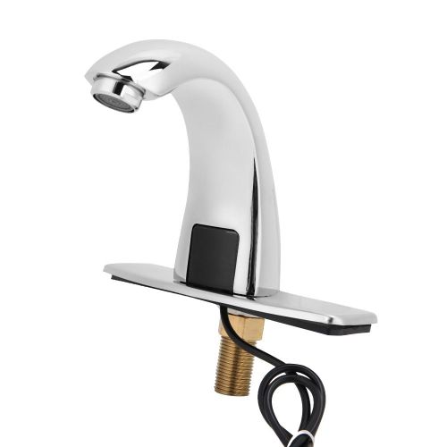 Hjlian Robinet Automatique Sans Contact A Capteur Infrarouge Et A Induction Pour Petit Lavabo Incurve G1/2
