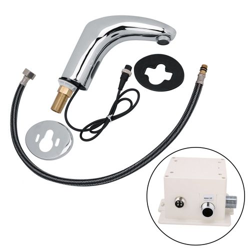 Hjlian Robinet Automatique Sans Contact A Capteur Infrarouge Pour Lavabo De Salle De Bain G1/2