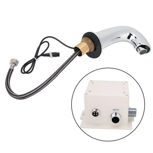 Hjlian Robinet Automatique Sans Contact A Capteur Infrarouge Pour Lavabo Sous Plan G1/2