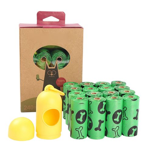 Hjlian Sac A Dejections D'animaux De Compagnie Vert, Sac A Ordures Biodegradable Pour Ramasser Les Crottes De Chien, Nouveau Sac A Dejections De Chien Amazon, Sac A Dejections De Chien (Taille De L'emballage : 12*6*16cm)