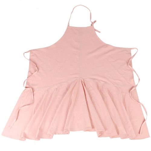 Hjlian Tablier En Coton Et Lin En Forme De Queue De Poisson Pour La Cuisine, La Patisserie, Le Magasin De Fleurs, Le Travail, Le Nettoyage (Rose)