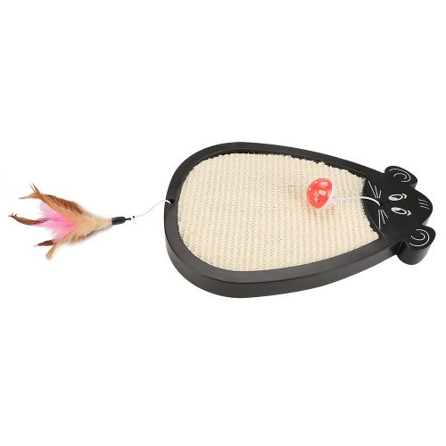 HJLIAN Tapis a gratter en forme de souris pour chat avec jouet interactif