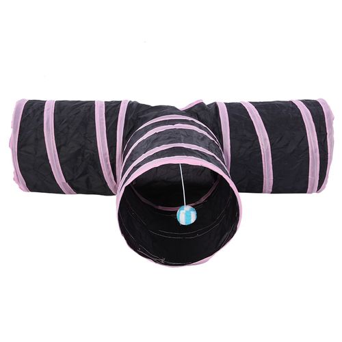 Hjlian Tunnel De Jeu Pliable A 3 Voies Pour Chat, Jouet Interactif D'interieur Et D'exterieur Pour Animaux De Compagnie, 04#