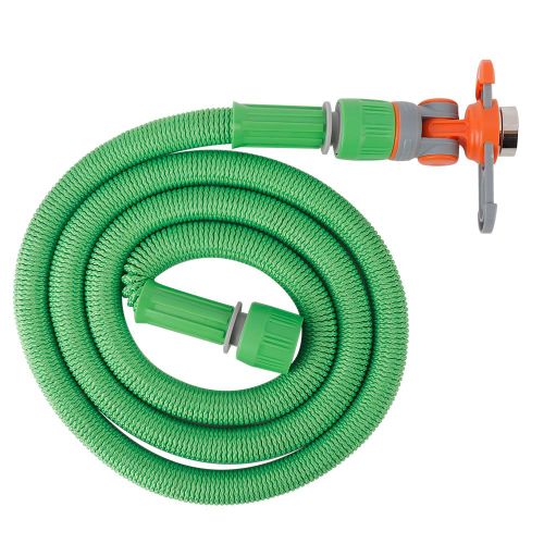 Hjlian Tuyau D'arrosage Flexible Extensible De 1,5 M Avec Raccord De Robinet Universel 4/6/1''