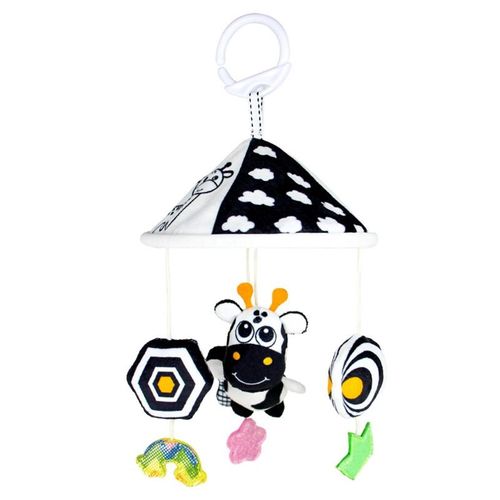Hochet De Poussette Pour Bb, Jouet, Carillon  Vent, Pendentif De Berceau, Cloche De Lit Suspendu, Animal En Peluche, Dessin Anim, Poupe Pour Nourrissons Sensoriel T