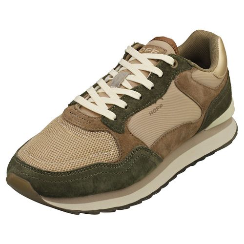Hoff Chaussures Biloxi Femmes - Baskets Casual En Suede Et Textile, Beige - 40