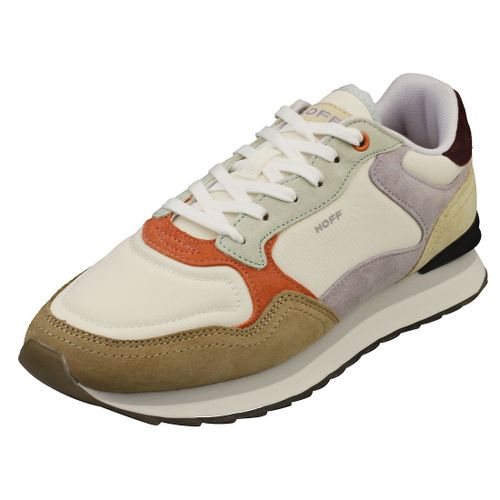 Chaussures Hoff Matera Pour Femmes - Baskets En Sudine Et Tissu, Blanc Cass Multicolore - 41