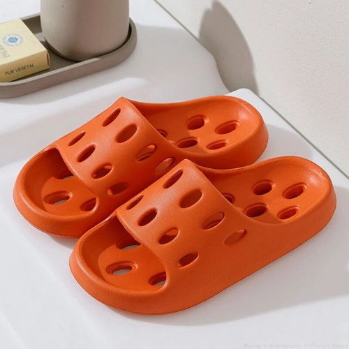 Hohouse-Pantoufles De Douche En Forme De Fromage Pour Femme,Tongs De Plage Lgres Qui Fuit L'eau,Sandales  Vaccage Rapide