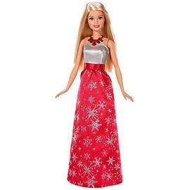 Holiday Barbie 2017 Doll in Snowflake Dress | Rakuten