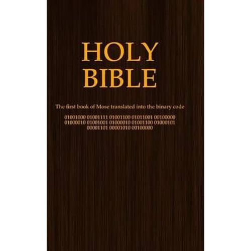 Holy Bible (Binary Code)    Format Reli 
