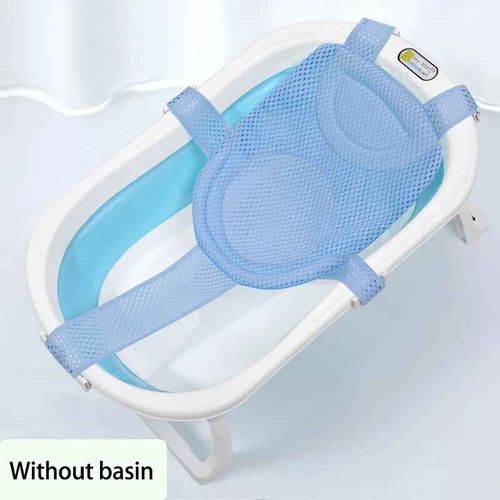 Honewborn-Filet De Bain  Suspension Pour Bb,Polymres De Bain Non Alds,Longueur Rglable,Baignoire Rapide,Sige Inclinable - Type Blue