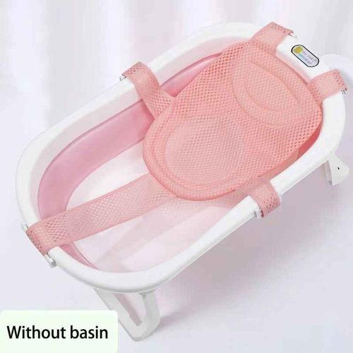 Honewborn-Filet De Bain  Suspension Pour Bb,Polymres De Bain Non Alds,Longueur Rglable,Baignoire Rapide,Sige Inclinable - Type Pink
