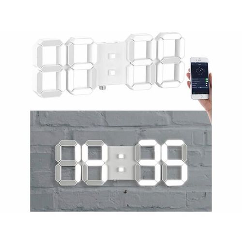 Horloge Led Connecte  Intensit Variable Avec Rveil