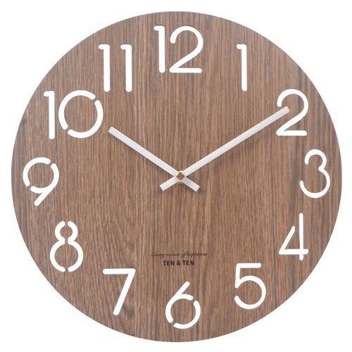 Horloge Murale 3d En Bois Pour Dcoration De Maison,Style Miroir,Design Moderne Et Nordique,Montre Dcorative Pour - D-04-B76603