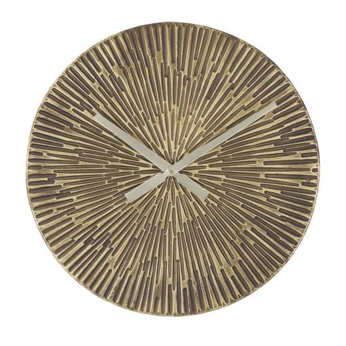 Horloge Murale Mf241, Bronze, 50x3,5x50 Cm, Epikasa