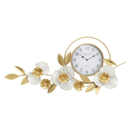 Horloge Murale Mf282, Or, 92,5x8x45,5 Cm, Epikasa