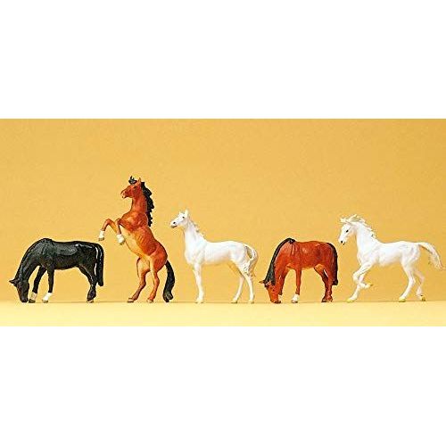 Horses - Preiser Ho Scale Model Train Figures 10156