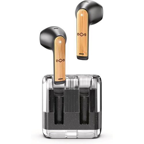House Of Zion couteurs Bluetooth Sans Fil - Avec Microphone Intgr, 16H D'Autonomie, couteurs Intra-Auriculaires, Botier Usb-C, Matriaux Durables, Noir[ECO5245263]