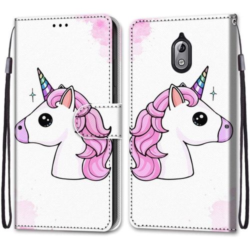 Housse  Rabat Portefeuille Pour Nokia 3.1,Coque En Cuir Pu Pour Nokia 3.1 5.2