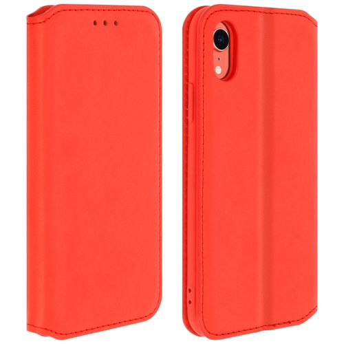 Housse Apple Iphone Xr tui Folio Portefeuille Fonction Support Rouge