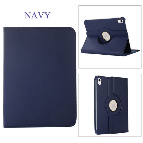 Housse Bleue Apple Ipad 11 Pouces 2025 A16 Cuir Pu Rotative 360 Degres - Etui Bleue Coque De Protection 360 Degrs Tablette New Apple Ipad 11eme Generation - Accessoires Pochette Xeptio