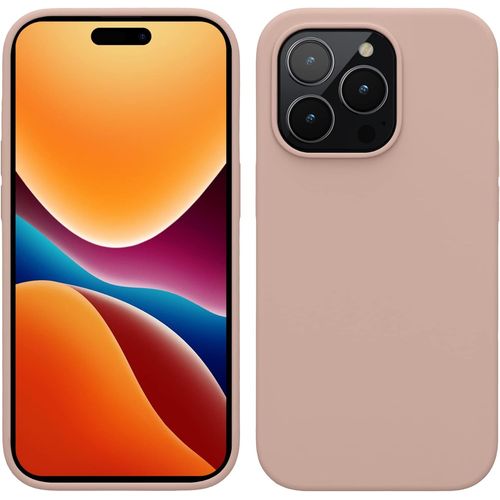 Housse Compatible Avec Apple Iphone 14 Pro Coque - Coque De Tlphone Fine Avec Finition Douce - Rose Ancien