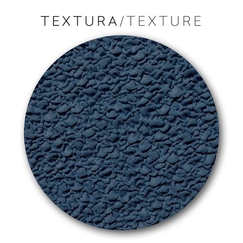 Housse De Canap En L Droite Extensible Bleu 250 - 360 Cm