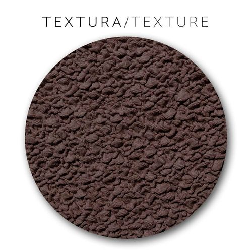 Housse De Canap En L Droite Extensible Marron 250 - 360 Cm