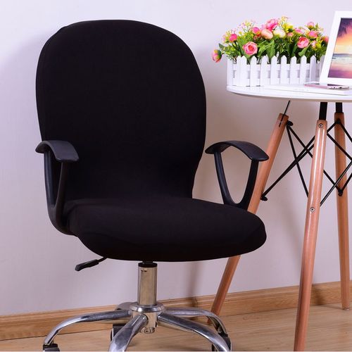 Housse De Chaise De Bureau En Spandex, Universelle, Moderne, Extensible, Rotative, Facile  Laver Et  Enlever