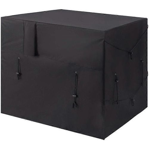 Housse De Chauffage De Piscine, Housse De Pompe  Chaleur De Piscine Rglable, Housse De Mobilier D'extrieur Impermable En Tissu Oxford 210d Pour Climatiseur, Meubles, 101 X 86 X 78 Cm