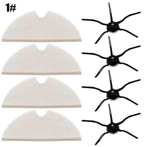Housse de chiffon pour aspirateur Robot Xiaomi Roborock Q7 Max/Max +/T8, brosse latrale, Kit d'accessoires