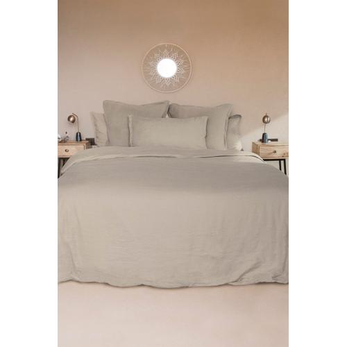 Housse De Couette En Lin Lav Hortense 160 G/Cm - Taupe